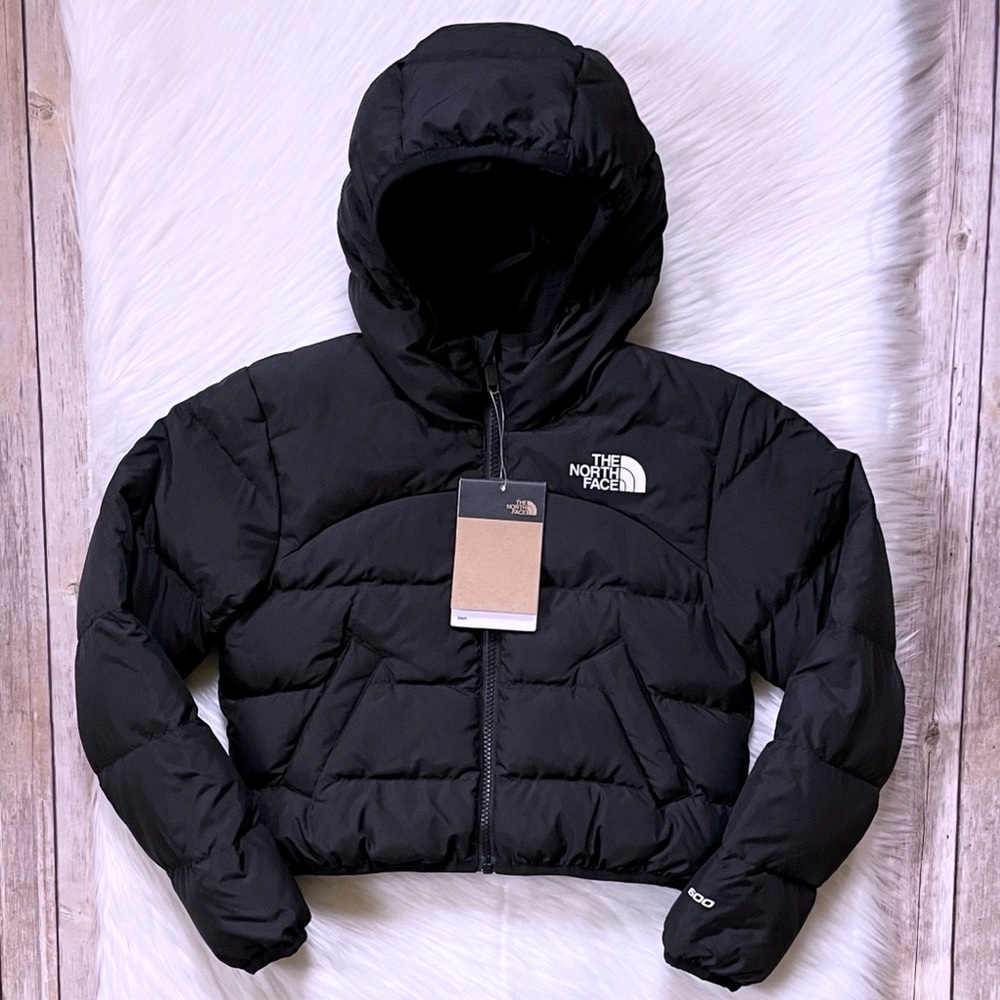 The North Face Girls’ Baltic Reversible Down Black Puffer Jacket - Picture 2 of 15
